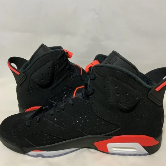 Nike AIR JORDAN 6 RETRO OG Black Infared Size 9.5 384664-060 2019 NEW IN BOX - Picture 10 of 12